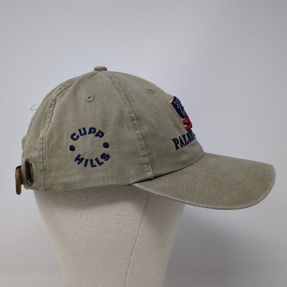 Palmetto Hall Baseball Cap Beige One Size Adjustable US Flag Patriotic Ahead - Picture 5 of 9